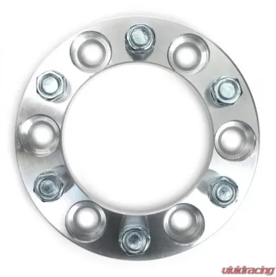 Trans-Dapt Performance BILLET WHEEL SPACERS; 6 LUG; 5.5 in. BOLT CIRCLE; 12MM X 1.5 STUDS; 1-1/4 in. - 3626