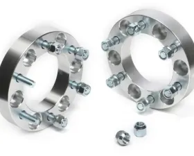 Trans-Dapt Performance BILLET WHEEL SPACERS; 6 LUG; 5.5 in. BOLT CIRCLE; 12MM X 1.5 STUDS; 1-1/4 in.
