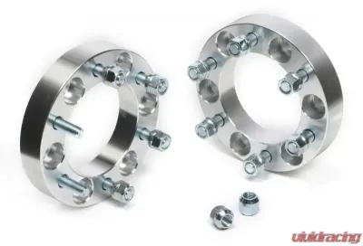 Trans-Dapt Performance BILLET WHEEL SPACERS; 6 LUG; 5.5 in. BOLT CIRCLE; 12MM X 1.5 STUDS; 1-1/4 in. - 3626
