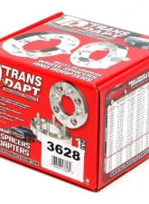 Trans-Dapt Performance BILLET WHEEL SPACERS; 6 LUG; 5.5 in. BOLT CIRCLE; 14MM X 1.5 STUDS; 1-1/2 in.                                     - 3628 - Image 4