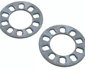 Trans-Dapt Performance 5 LUG Disc Brake Spacers; 4-1/2 in. to 5 in. Bolt Circle Dia; 1/4 in. Thick (Pr)