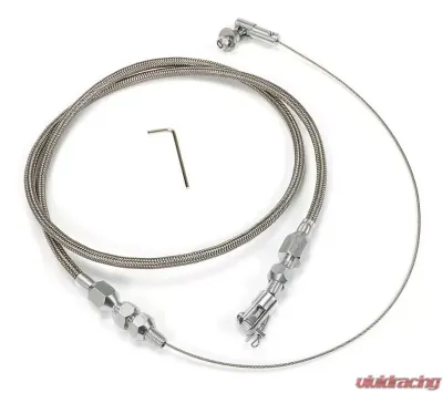 Trans-Dapt Performance THROTTLE CABLE KIT 36 in. UNIV. STAINLESS STEEL HOUSING - 4122