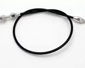 Trans-Dapt Performance THROTTLE CABLE KIT 24 in. UNIVERSAL BLACK HOUSING