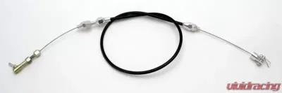Trans-Dapt Performance THROTTLE CABLE KIT 24 in. UNIVERSAL BLACK HOUSING - 4123