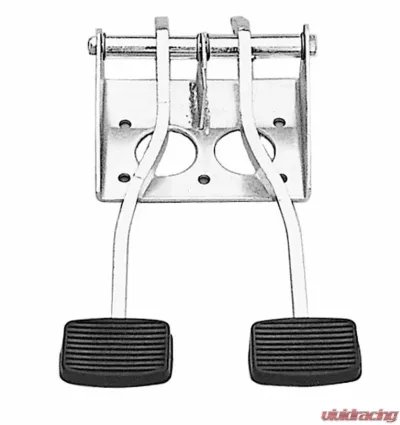 Trans-Dapt Performance DUAL SWING PEDALS (Universal fit); Fits Various Bendix Master Cylinders - 4149