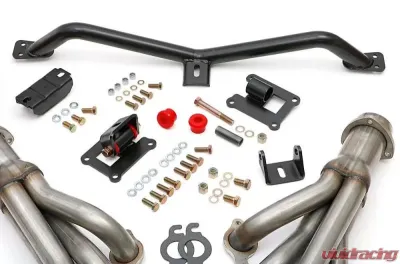 Trans-Dapt Performance Engine SWAP-IN-A-BOX KIT; LS in 67-72 C10/C20 Truck; Auto Trans- Raw Headers - 42241