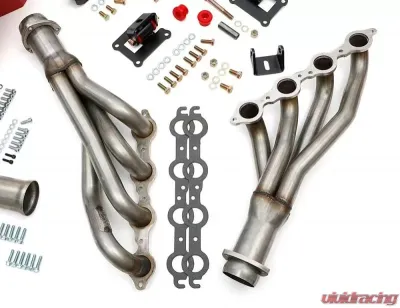 Trans-Dapt Performance Engine SWAP-IN-A-BOX KIT; LS in 67-72 C10/C20 Truck; Auto Trans- Raw Headers - 42241