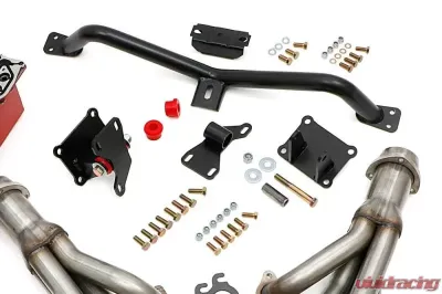 Trans-Dapt Performance Engine SWAP-IN-A-BOX KIT; LS in 73-87 C10/C20 Truck; Auto Trans- Raw Headers - 42251