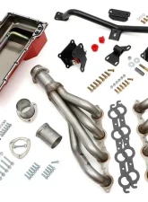 Trans-Dapt Performance Engine SWAP-IN-A-BOX KIT; LS in 73-87 C10/C20 Truck; Auto Trans- Raw Headers                                     - 42251 - Image 6