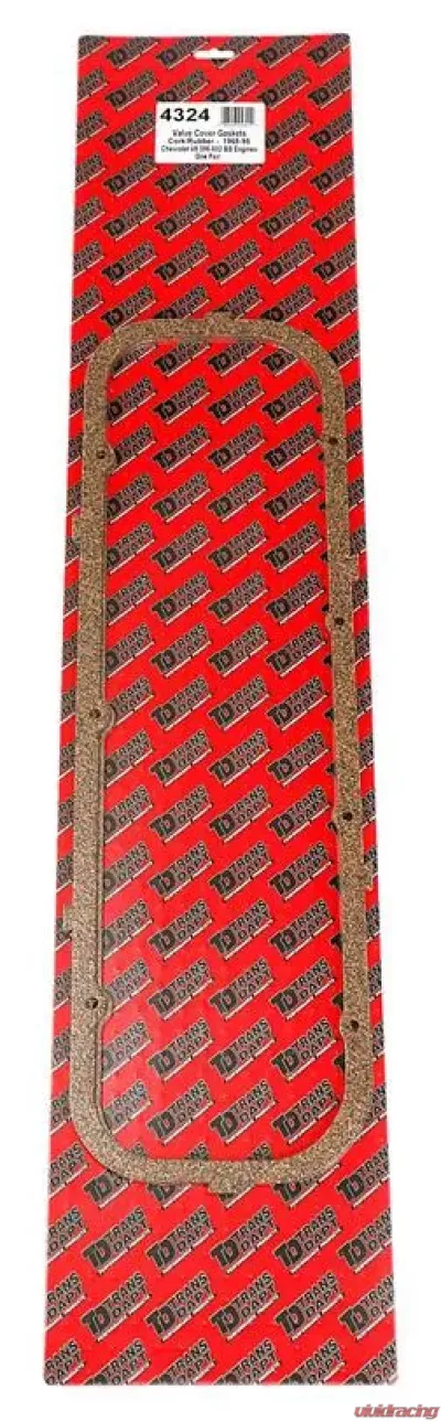 Trans-Dapt Performance VALVE COVER GASKETS; Standard-Duty; 1965-95 Chevy 396-502- Cork/Rubber Nitrile - 4324