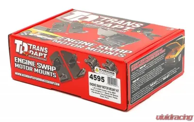 Trans-Dapt Performance CHEVY LS Series or VORTECH into SB CHEVY CHASSIS (1 in. offset) - Mount Kit - 4595