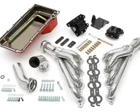 Trans-Dapt Performance Engine Swap In A Box Kit; LS in 68-72 GM A-Body; 4L60E; Mid-Length- HTC Coated