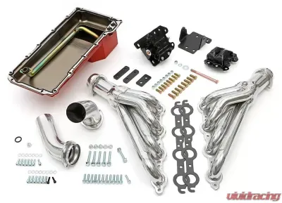 Trans-Dapt Performance Engine Swap In A Box Kit; LS in 68-72 GM A-Body; 4L60E; Mid-Length- HTC Coated - 46002