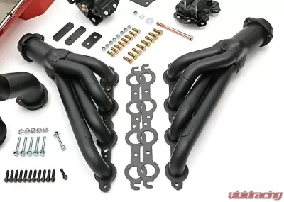 Trans-Dapt Performance Engine Swap In A Box Kit; LS in 68-72 GM A-Body; 4L60E; Mid-Length- Black Coated - 46004