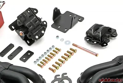 Trans-Dapt Performance Engine Swap In A Box Kit; LS in 68-72 GM A-Body; 4L60E; Mid-Length- Black Coated - 46004