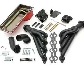Trans-Dapt Performance Engine Swap In A Box Kit; LS in 68-72 GM A-Body; 4L60E; Mid-Length- Black Coated