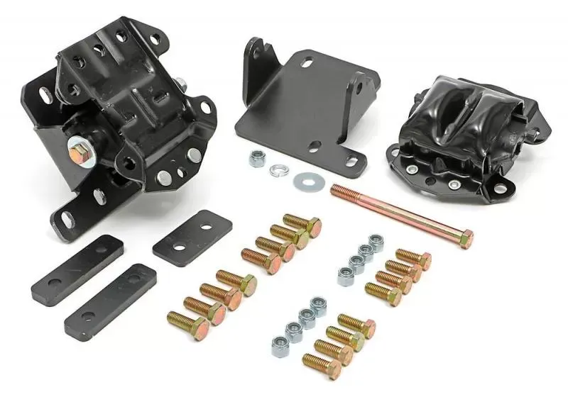Trans-Dapt Performance ENGINE MOUNT KIT; LS & TH350, TH400, 700R4 IN '68-72 GM A-BODY (CHEVELLE, ETC) - 4601