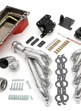 Trans-Dapt Performance Engine Swap In A Box Kit; LS in 68-72 GM A-Body; TH350; Mid-Length- HTC Coated                                     - 46012 - Image 7