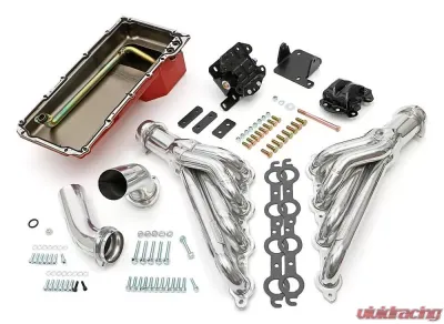 Trans-Dapt Performance Engine Swap In A Box Kit; LS in 68-72 GM A-Body; TH350; Mid-Length- HTC Coated - 46012