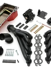 Trans-Dapt Performance Engine Swap In A Box Kit; LS in 68-72 GM A-Body; TH350; Mid-Length- Black Coated                                     - 46014 - Image 7
