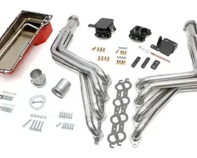 Trans-Dapt Performance Engine SWAP-IN-A-BOX KIT; LS in 68-72 GM A-Body; TH350/TH400- Long HTC Headers
