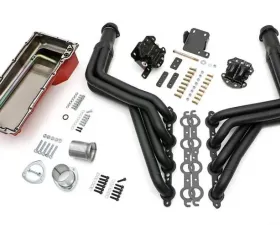 Trans-Dapt Performance Engine SWAP-IN-A-BOX KIT; LS in 68-72 GM A-Body; TH350/TH400- Long Black Maxx