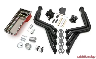 Trans-Dapt Performance Engine SWAP-IN-A-BOX KIT; LS in 68-72 GM A-Body; TH350/TH400- Long Black Maxx - 46018