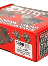 Trans-Dapt Performance CHEVY 4.3L V6 into S10 and S15 (2WD Only)- Motor Mount Kit                                     - 4606 - Image 3