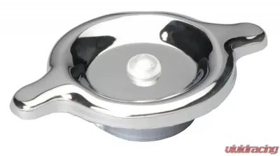 Trans-Dapt Performance TWIST-IN Style OIL CAP; GM Vehicles; Rubber with CHROME Top- PLAIN - 4804