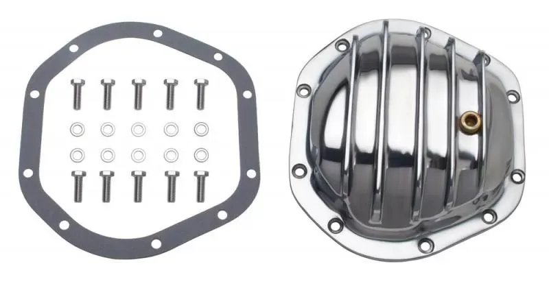 Trans-Dapt Performance DANA 44 (10 Bolt), Polished Aluminum Differential Cover Kit - 4822