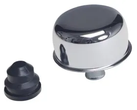 Trans-Dapt Performance 2-3/4 in. Diameter PUSH-IN Style Breather Cap (Includes Grommet)-CHROME
