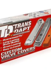 Trans-Dapt Performance TRADITIONAL Design Valve Covers; TALL; 58-86 SB Chevy; NO Baffles-CHROME Chevrolet                                     - 4962 - Image 5