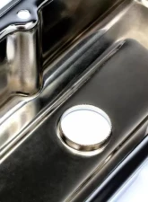 Trans-Dapt Performance TRADITIONAL Design Valve Covers; SHORT; 1958-1986 SB Chevy 283-350-CHROME Chevrolet                                     - 4963 - Image 2