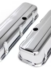Trans-Dapt Performance TRADITIONAL Design Valve Covers; TALL; 1965-2000 BB Chevy 396-502-CHROME Chevrolet                                     - 4965 - Image 3