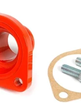 Trans-Dapt Performance MOPAR V8 WATER NECK (THERMOSTAT HOUSING); ORANGE POWDER-COATED                                     - 4991 - Image 2