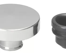 Trans-Dapt Performance PUSH-IN Style Oil Filter Cap; 1-1/4 in. Neck- ALUMINUM