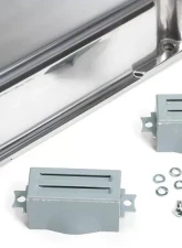 Trans-Dapt Performance POLISHED ALUMINUM VALVE COVERS; 58-86 SB CHEVY; SHORT; PLAIN                                     - 6031 - Image 2