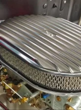 Trans-Dapt Performance Finned Aluminum Oval Air Cleaner Kit 12 X 2 in. Paper Element- Full Finned Style                                     - 6047 - Image 3