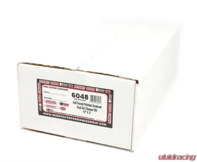 Trans-Dapt Performance Finned Aluminum Oval Air Cleaner; 15 X 2 Paper Element - Partially Finned - 6048
