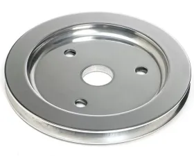 Trans-Dapt Performance CRANKSHAFT Pulley; 1 Groove; 55-68 CHEVROLET 283-350; SHORT W/P- Pol. ALUMINUM Chevrolet