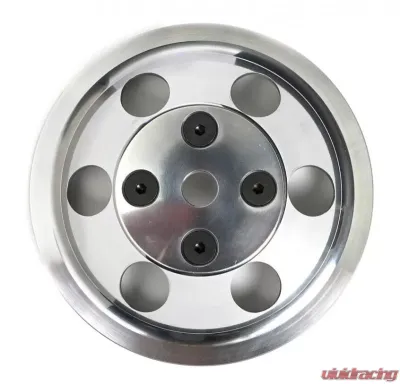 Trans-Dapt Performance WATER PUMP Pulley; 1 Groove; 69-85 CHEVROLET 283-350; LONG W/P- Pol. ALUMINUM Chevrolet - 6054