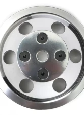 Trans-Dapt Performance WATER PUMP Pulley; 2 Groove; 69-85 CHEVROLET 283-350; LONG W/P- Pol. ALUMINUM Chevrolet                                     - 6055 - Image 2