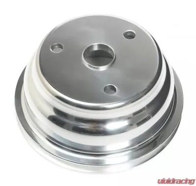 Trans-Dapt Performance CRANKSHAFT Pulley; 1 Groove; 69-85 CHEVROLET 283-350; LONG W/P- Pol. ALUMINUM Chevrolet - 6056