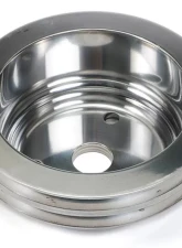 Trans-Dapt Performance CRANKSHAFT Pulley; 2 Groove; 69-85 CHEVROLET 283-350; LONG W/P- Pol. ALUMINUM Chevrolet                                     - 6057 - Image 3