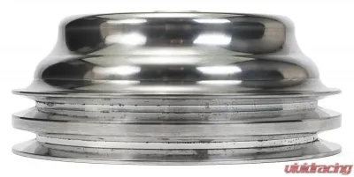 Trans-Dapt Performance CRANKSHAFT Pulley; 2 Groove; 69-85 CHEVROLET 283-350; LONG W/P- Pol. ALUMINUM Chevrolet - 6057