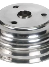 Trans-Dapt Performance CRANKSHAFT Pulley; 2 Groove; 69-85 CHEVROLET 283-350; LONG W/P- Pol. ALUMINUM Chevrolet                                     - 6057 - Image 4