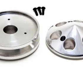 Trans-Dapt Performance ALTERNATOR Pulley; 55-85 CHEVROLET 283-350; ALL W/Ps- Pol. ALUMINUM Chevrolet