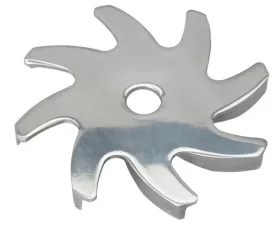 Trans-Dapt Performance ALTERNATOR Pulley FAN; GM or FORD Alternator (pass. cars only)- Pol. ALUMINUM