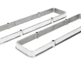 Trans-Dapt Performance Valve Cover Spacers; SB Chevy 238-400 V8 1958-86; 1 in. Tall- Polished Aluminum