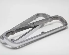 Trans-Dapt Performance Valve Cover Spacers; SB Ford 260-289-302-351W-5.0L; 1-3/8 in. TallPol. Aluminum